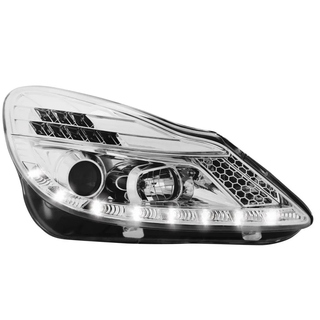 Kristalni farovi Devil Eyes OPEL CORSA  D (06-10) -  hrom - PROSET VTT doo