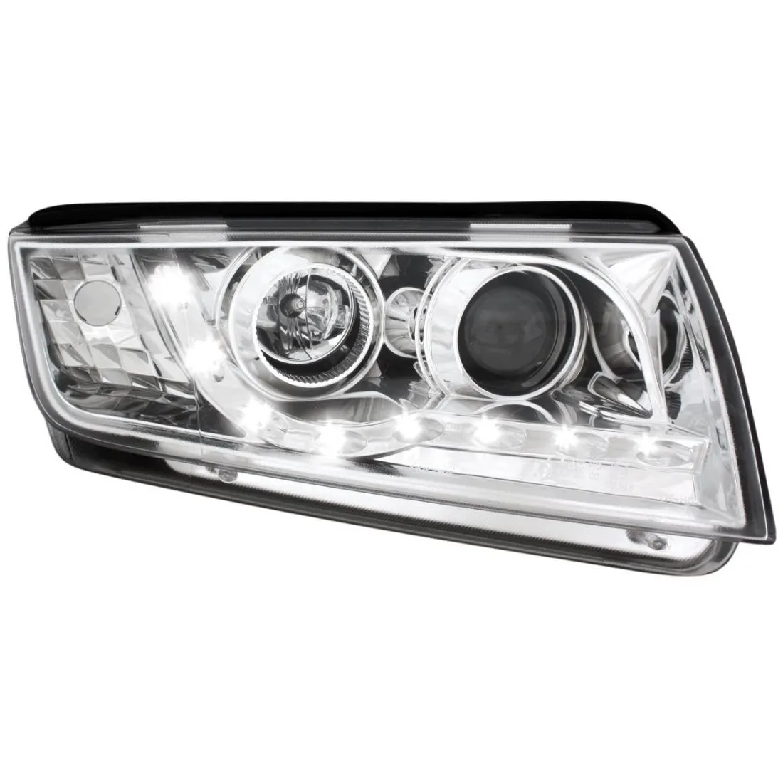 Kristalni farovi Devil Eyes SKODA FABIA I (99-07) - hrom - PROSET VTT doo