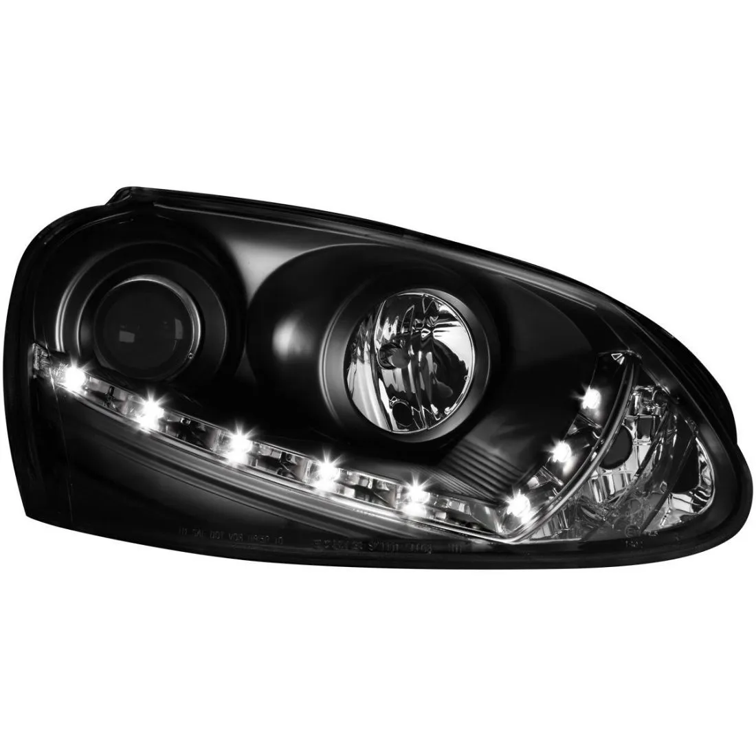 Kristalni farovi Devil Eyes  VW GOLF 5 - crni - PROSET VTT doo