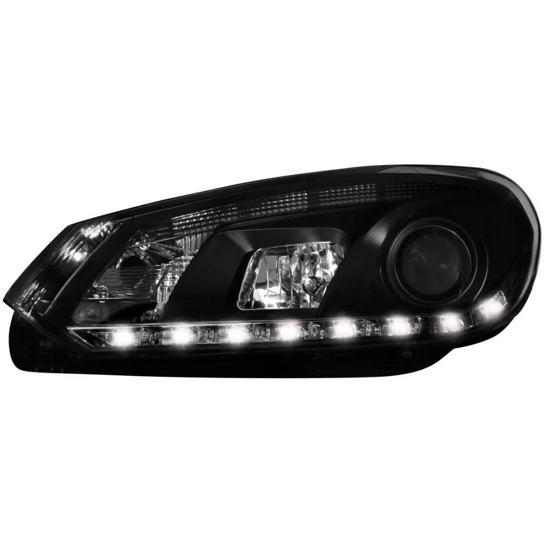 Kristalni farovi Devil Eyes  VW GOLF 6 - crni - PROSET VTT doo