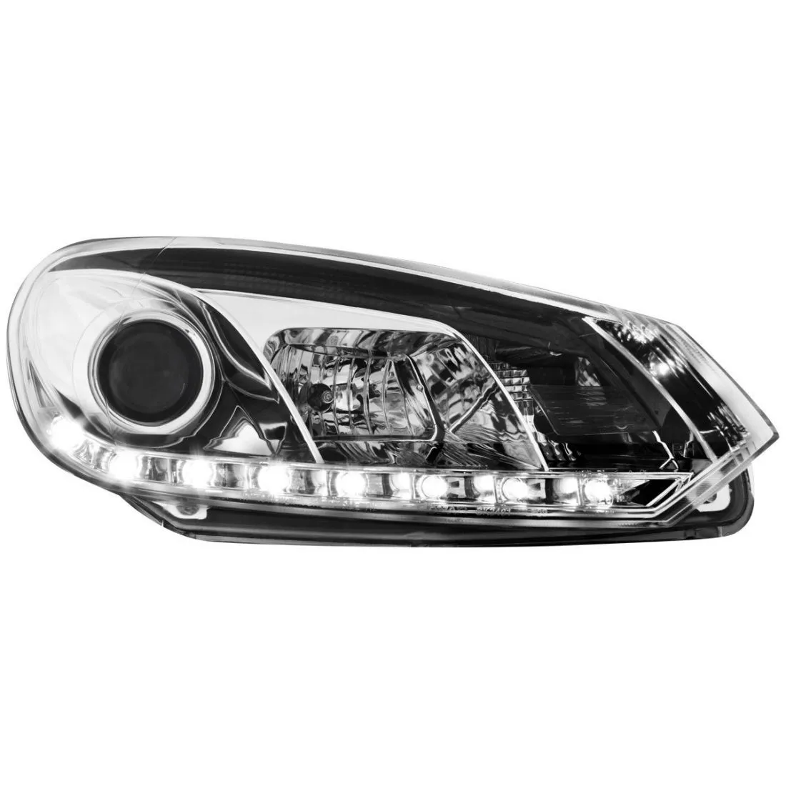 Kristalni farovi Devil Eyes  VW GOLF 6 - hrom - PROSET VTT doo