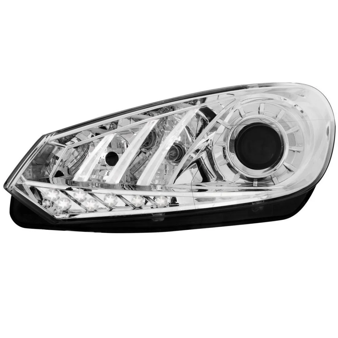 Kristalni farovi Devil Eyes VW GOLF 6 - hrom - PROSET VTT doo