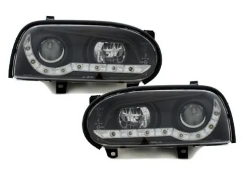Kristalni farovi Devil Eyes VW GOLF III  - crni - PROSET VTT doo