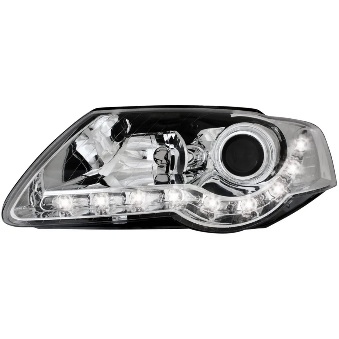 Kristalni farovi Devil Eyes VW PASSAT  B6 3C  (2005+)  - hrom - PROSET VTT doo