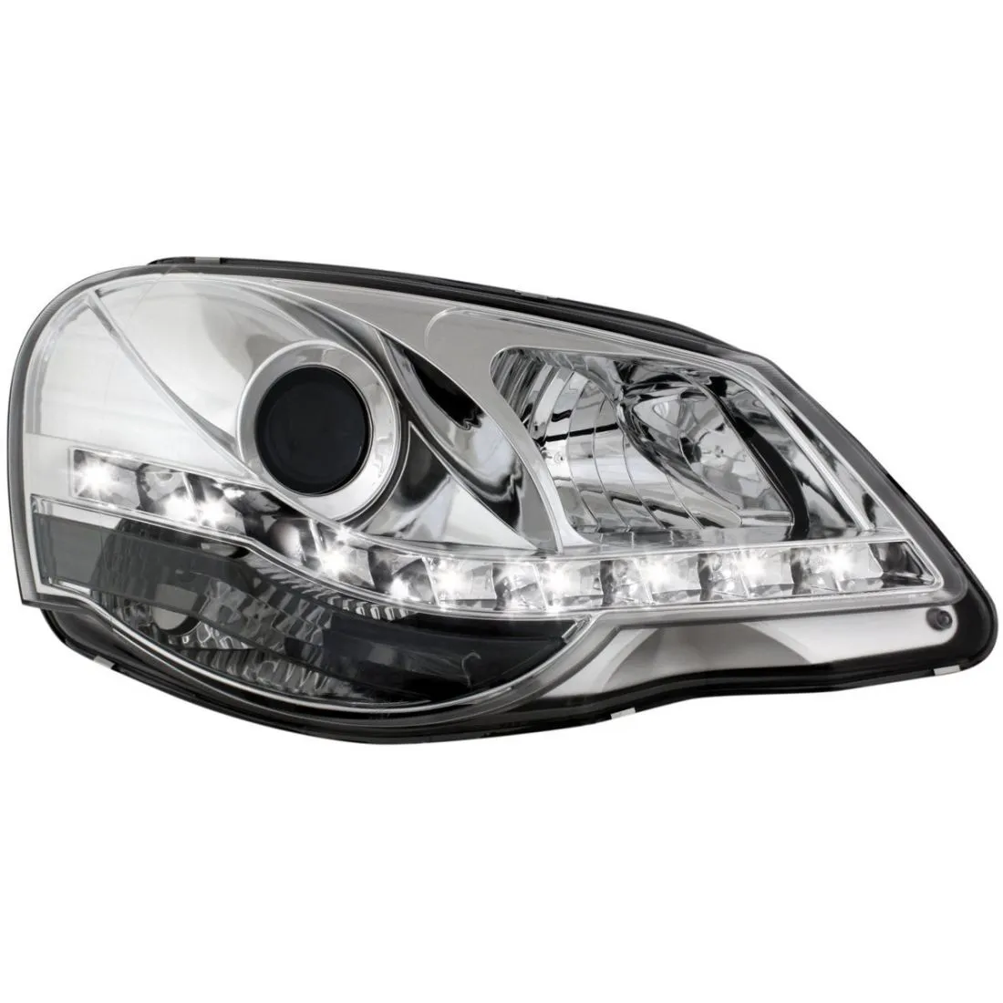 Kristalni farovi Devil Eyes VW POLO 9N2 (05-09)  - hrom - PROSET VTT doo