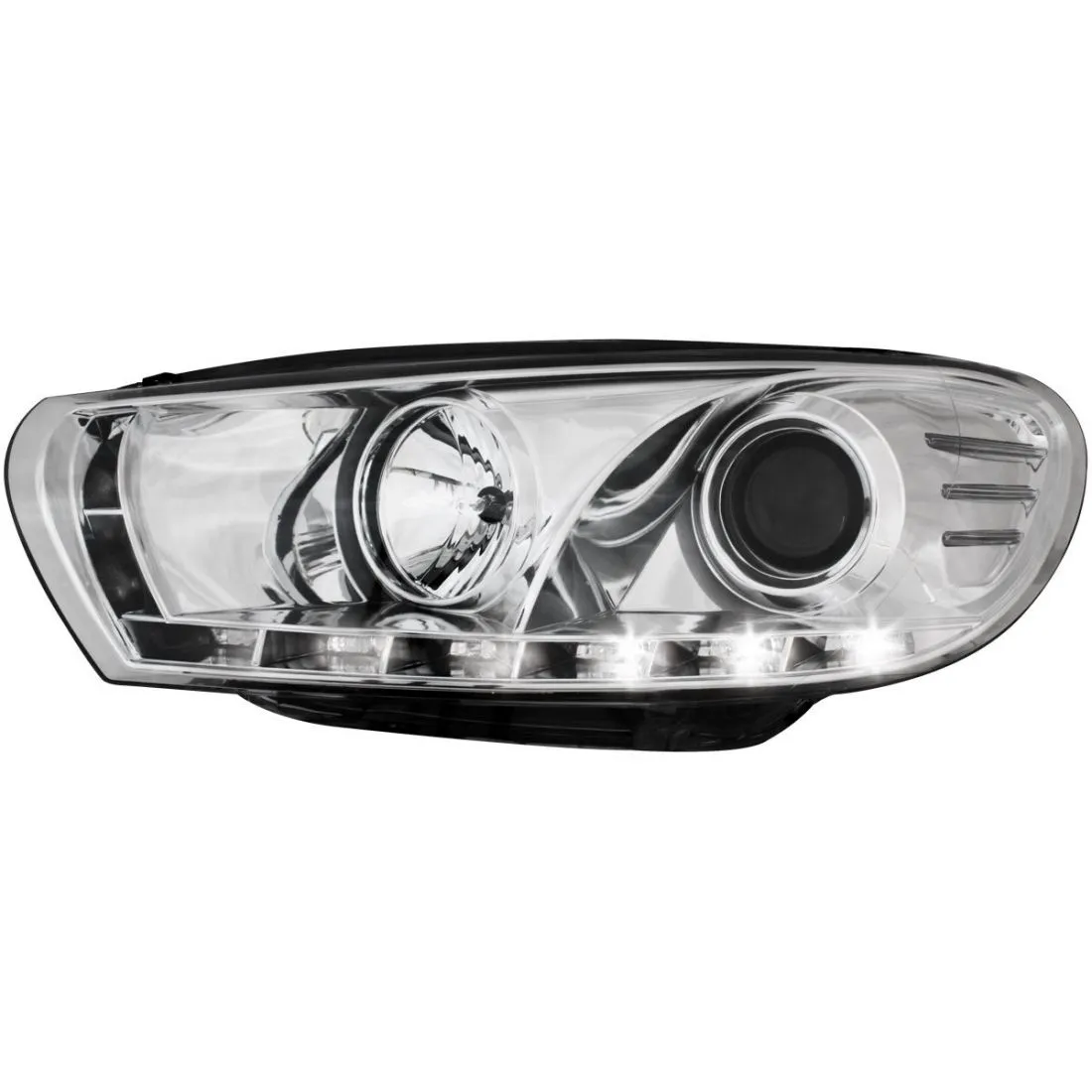Kristalni farovi Devil Eyes VW SCIROCCO  (2008+) - hrom - PROSET VTT doo