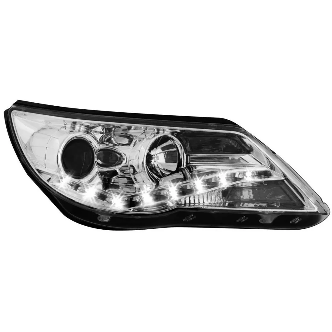 Kristalni farovi Devil Eyes VW TIGUAN  (07-11) - hrom - PROSET VTT doo