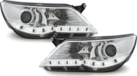 Kristalni farovi Devil Eyes VW TIGUAN  (07-11) -  hrom - PROSET VTT doo