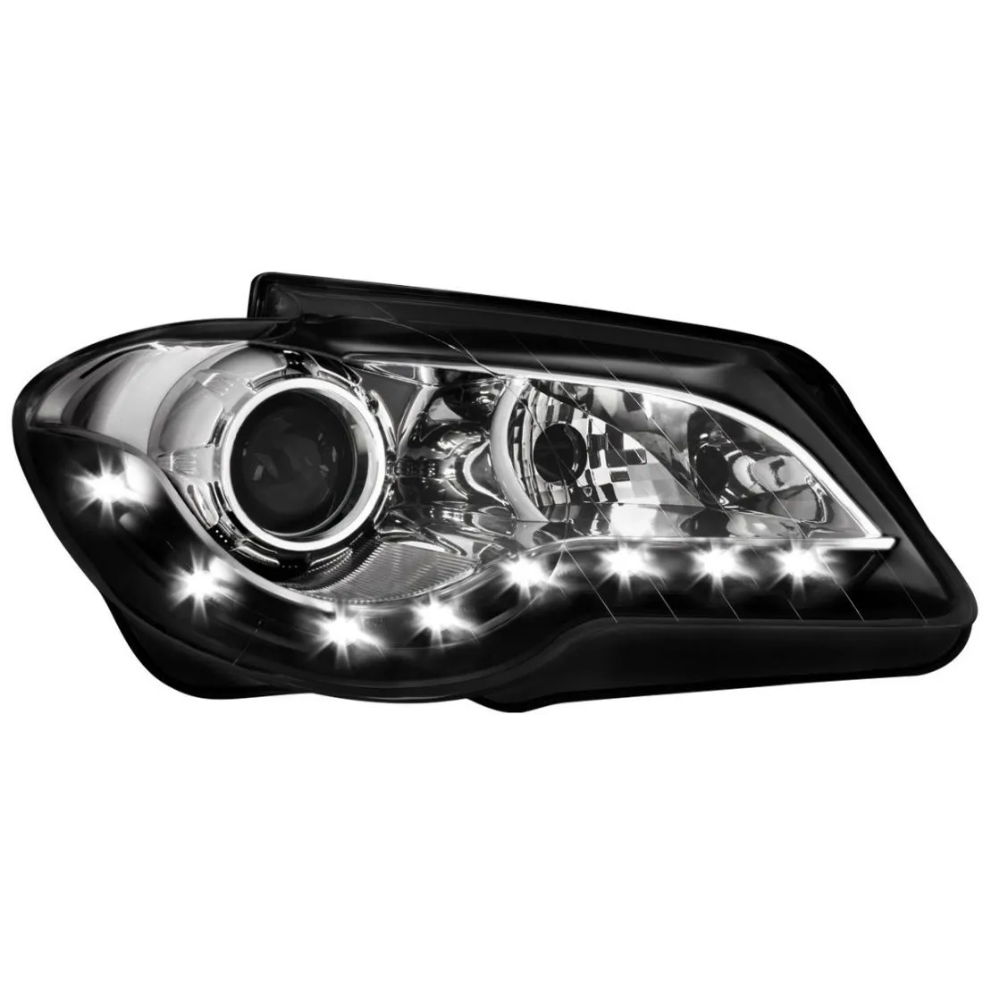 Kristalni farovi Devil Eyes VW TOURAN  (06-10) - crni - PROSET VTT doo