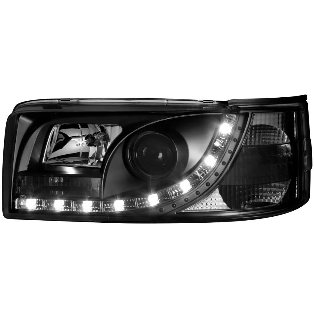 Kristalni farovi Devil Eyes VW TRANSPORTER T4 (90-03) -  crni - PROSET VTT doo
