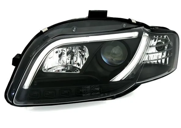 Kristalni farovi Light bar Design AUDI A4 b7 (2004-2008) - crni - PROSET VTT doo