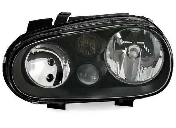 Kristalni farovi VW GOLF IV - crni - PROSET VTT doo