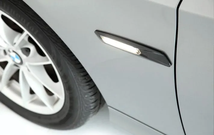 Kristalni LED bočni migavci BMW E46 / E60 / E90  M-LOOK (03-05) - crni - PROSET VTT doo