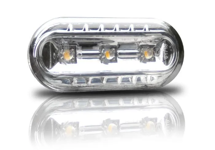 Kristalni LED bočni migavci - hrom - PROSET VTT doo