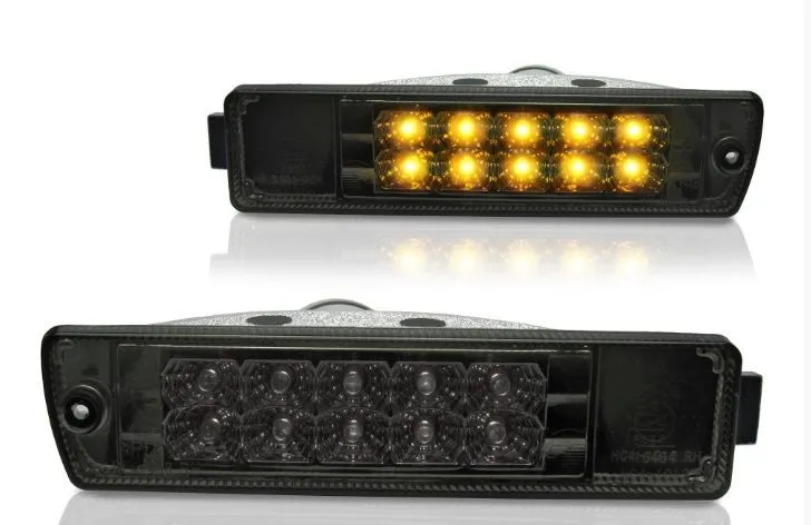 Kristalni LED migavci za duboki branik Golf II - crni - PROSET VTT doo