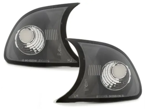 Kristalni migavci BMW E46 coupe (98-01) - crni - PROSET VTT doo