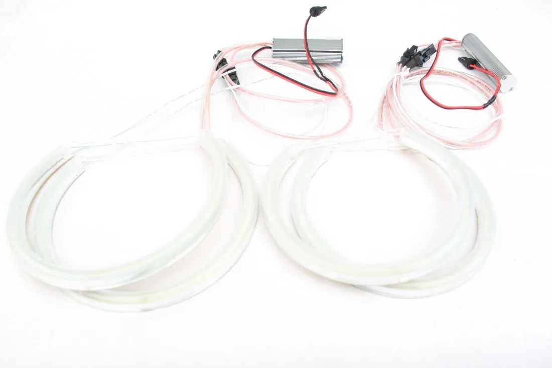 LED Angel Eyes BMW E46 limuzina / karavan (1998-2005) / coupe (1998-2003) sa inverterom - Beli - PROSET VTT doo