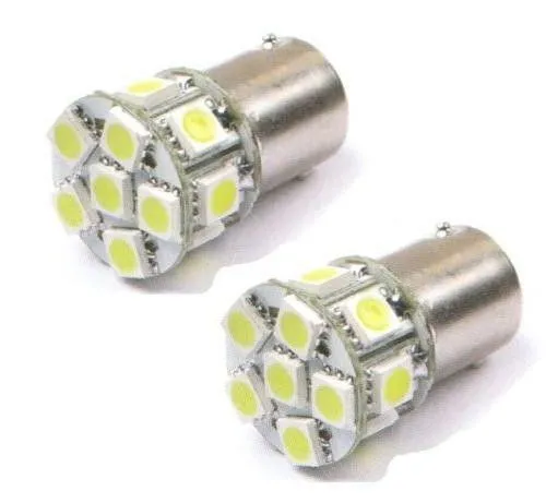 LED Sijalica BA15S sa 13 SMD dioda sa dva grla - Crvena - PROSET VTT doo