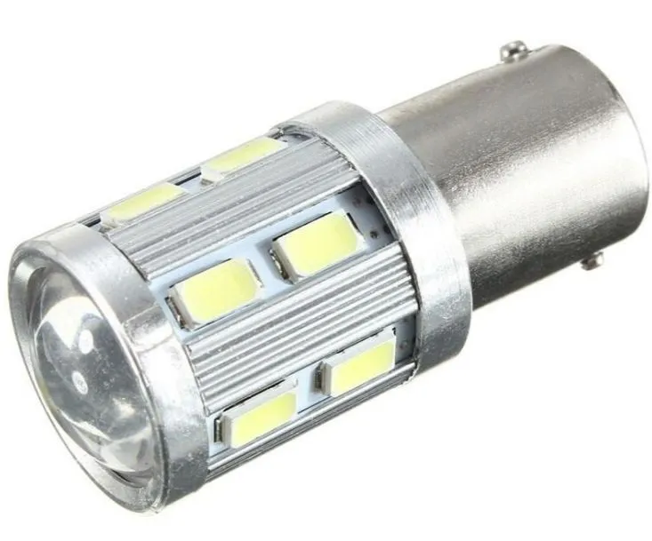 LED Sijalica BA15S sa 16 dioda i sočivom - Bela - PROSET VTT doo