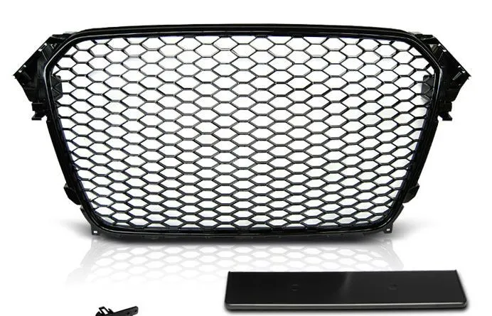 Maska bez znaka Audi A4 B9 (2011-2014) - RS LOOK - Crna - PROSET VTT doo