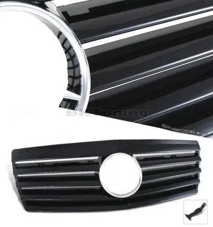 Maska prednja Mercedes S class W140 (1992-1998) - crna - PROSET VTT doo