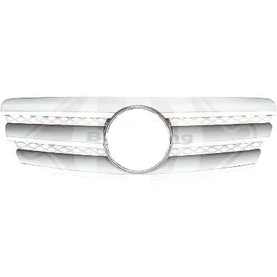 Maska prednja MERCEDES W211 E-Class (2002-2006) - hrom - PROSET VTT doo