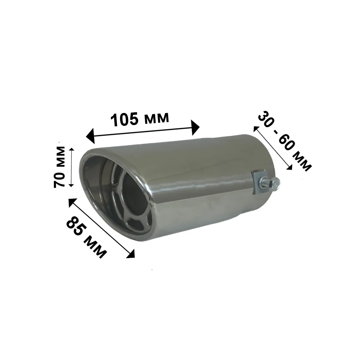 Nastavak za auspuh - elipsoidni širina 85 mm - PROSET VTT doo