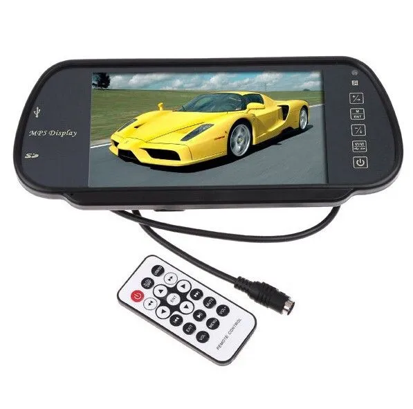 Ogledalo sa 7 LCD Displej sa USB ulazom i Bluetooth - PROSET VTT doo