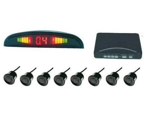 Parking senzori sa LED Displejem i 8 senzora - Silver - PROSET VTT doo