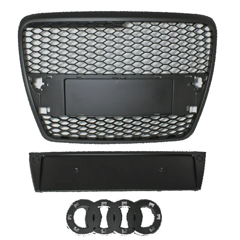 Rešetka / maska bez znaka Audi A6 C6 04-08 crna RS - PROSET VTT doo