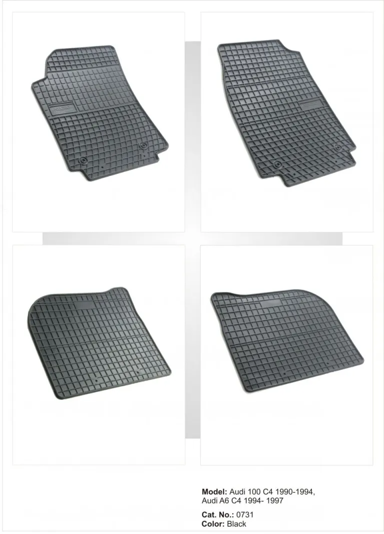 Tipske patosnice Frogum gumene Audi 100/A6 C4 (1994-1997) - PROSET VTT doo