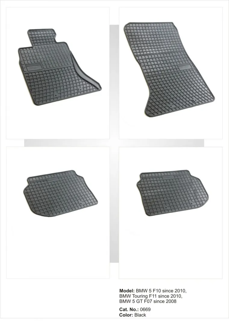 Tipske patosnice Frogum gumene BMW F10/F11/09-13/ - PROSET VTT doo