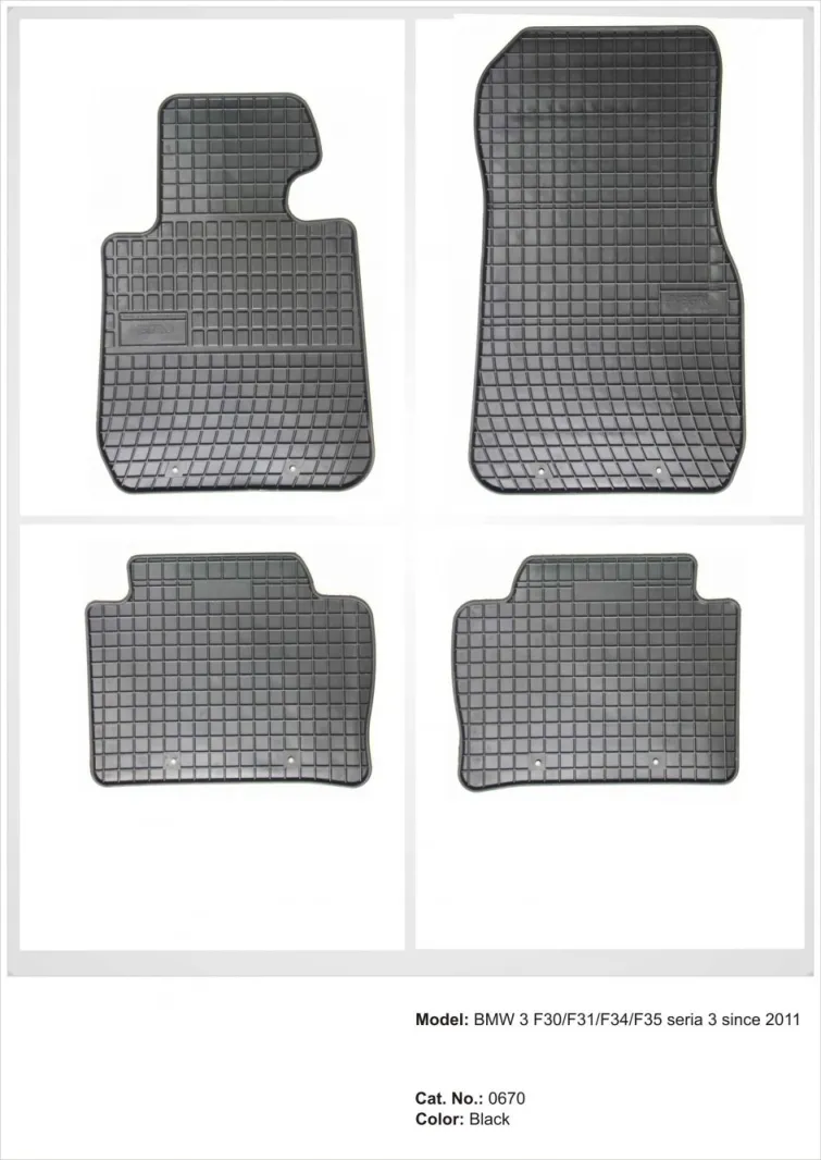 Tipske patosnice Frogum gumene BMW F30/12+/ - PROSET VTT doo