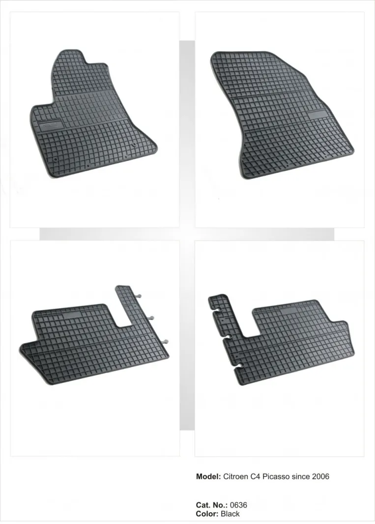 Tipske patosnice Frogum gumene Citroen C4 Picasso(06+) - PROSET VTT doo