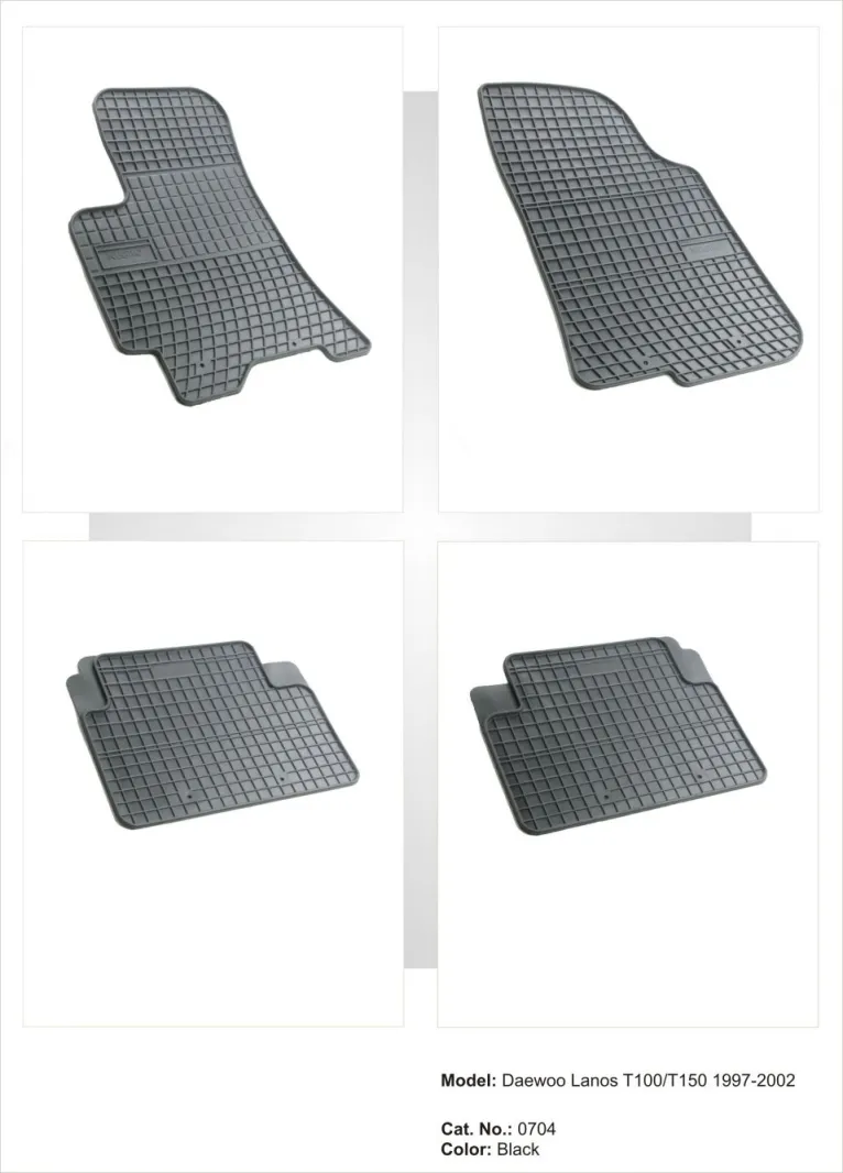Tipske patosnice Frogum gumene Daewoo Lanos T100 (1997-2002) - PROSET VTT doo
