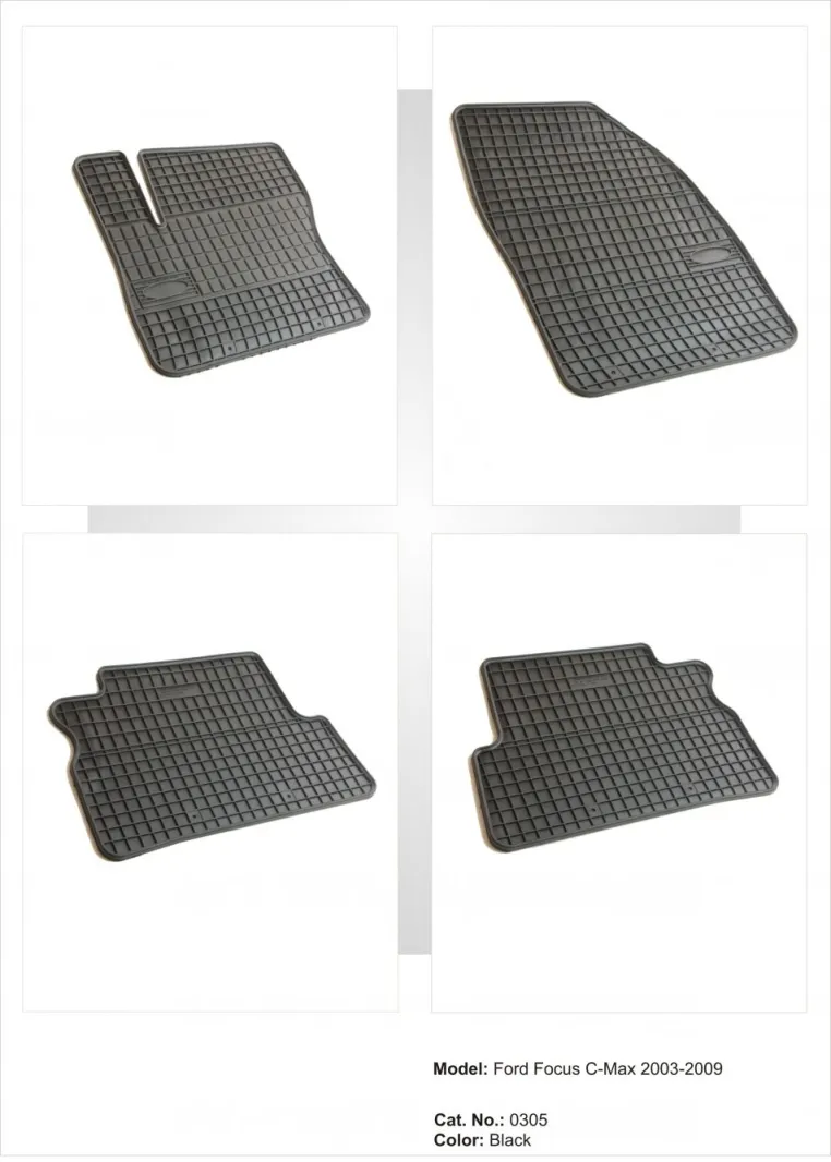 Tipske patosnice Frogum gumene Ford C-Max (2003-2010) - PROSET VTT doo