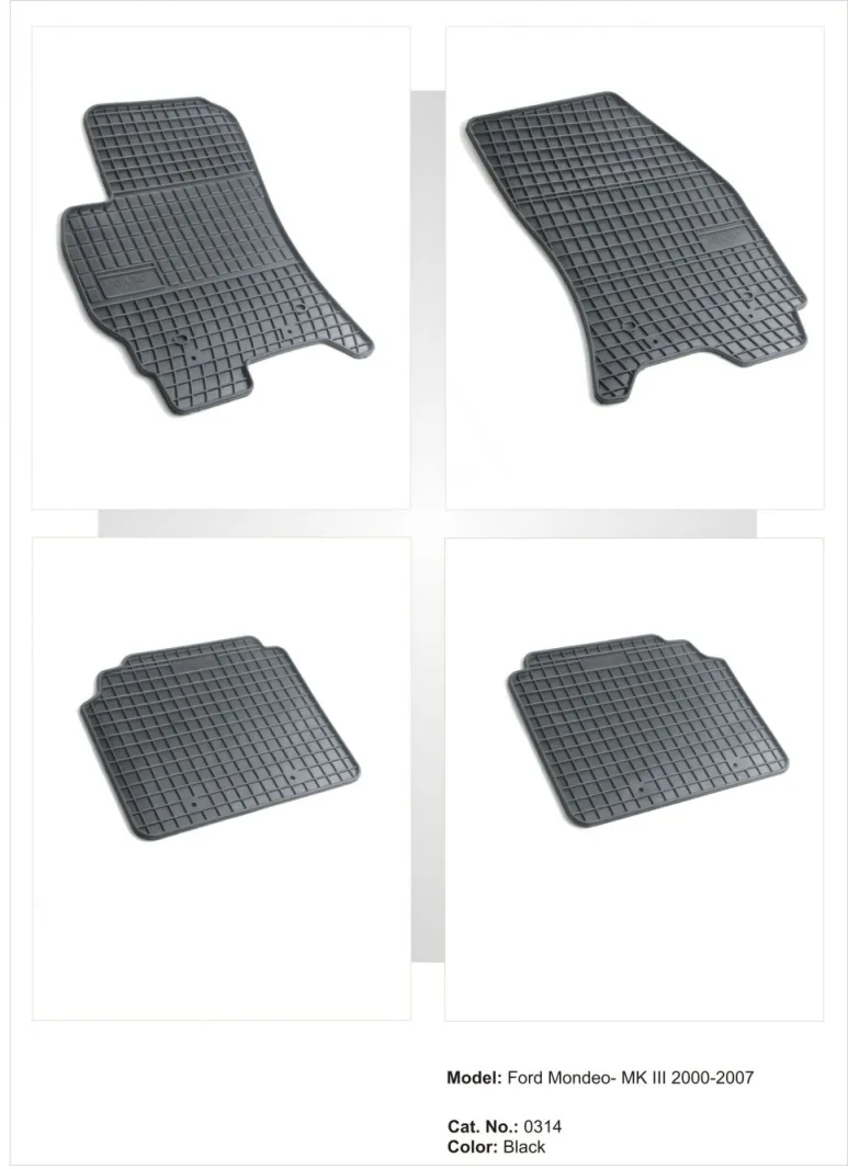 Tipske patosnice Frogum gumene Ford Mondeo 3 (2001-2007) - PROSET VTT doo