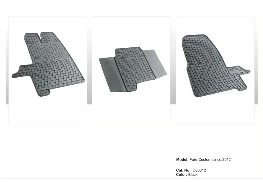 Tipske patosnice Frogum gumene Ford Transit (2014+) / Custom (2012+) - PROSET VTT doo