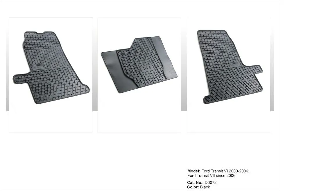 Tipske patosnice Frogum gumene Ford Transit 6/7 (2000-2014) - PROSET VTT doo