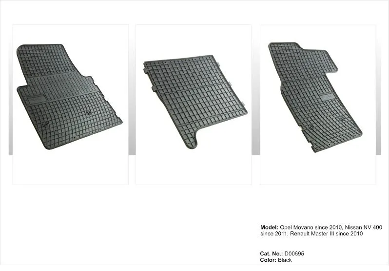 Tipske patosnice Frogum gumene Opel Movano/Renault Master/Nissan NV400/10+/ - PROSET VTT doo
