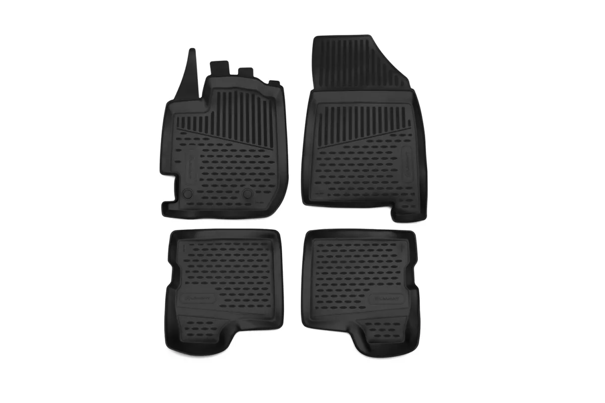 Tipske patosnice Novline gumene DACIA DUSTER 2, 2017-2020, SUV, 4 pcs. - PROSET VTT doo