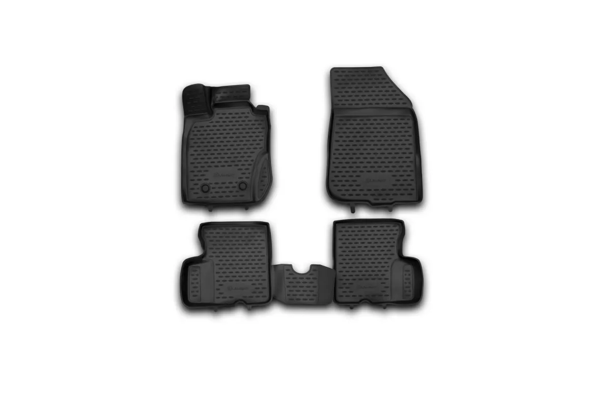 Tipske patosnice Novline gumene Dacia Duster 4WD, 2011-2015, 4 pcs. - PROSET VTT doo
