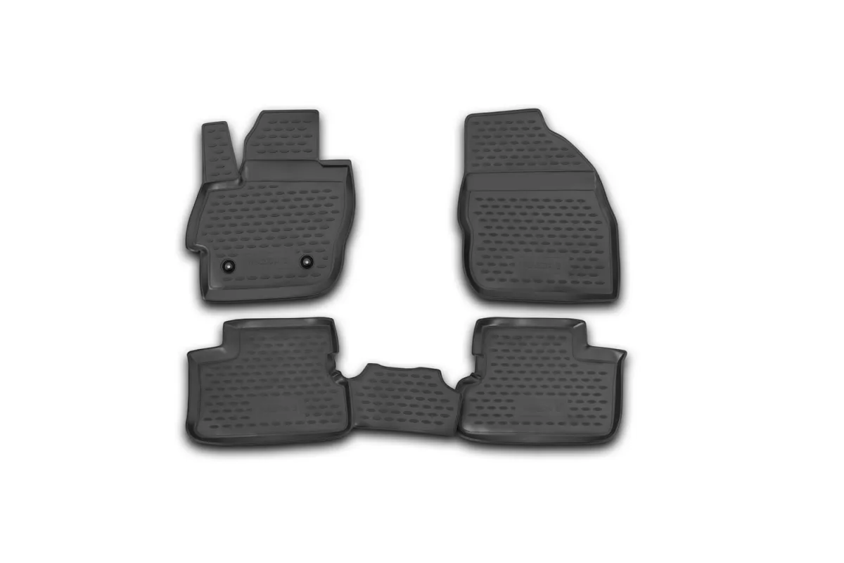 Tipske patosnice Novline gumene MAZDA 3 (II, II Restyling) 2009-2013, 4 pcs. (polyurethane) - PROSET VTT doo