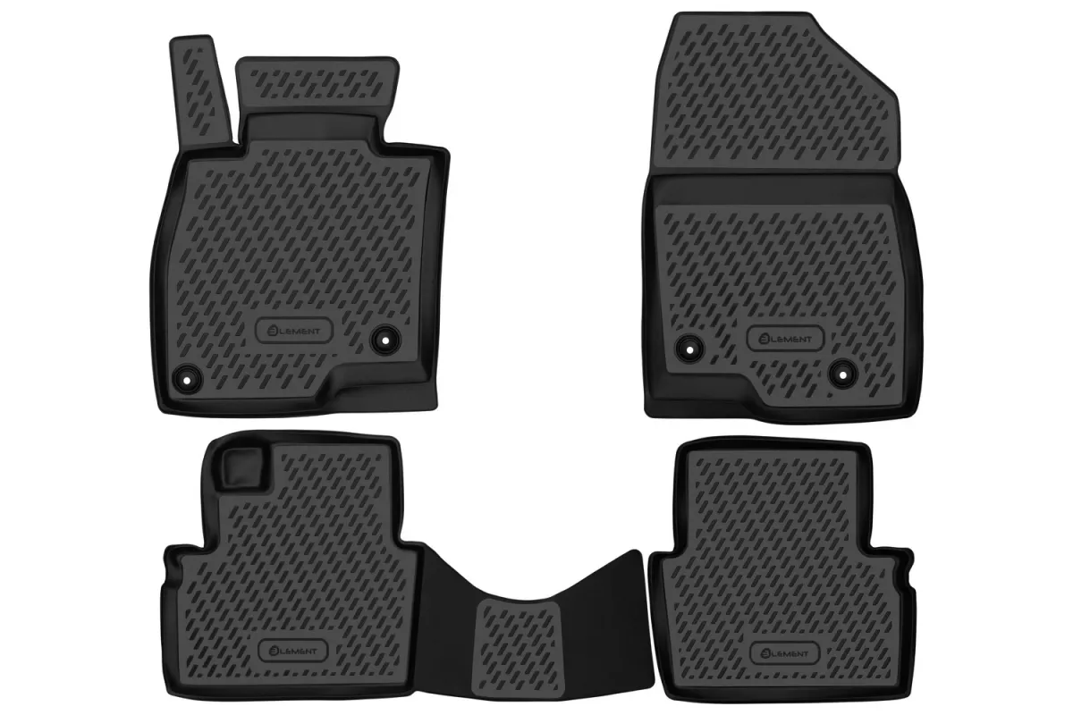 Tipske patosnice Novline gumene MAZDA 3 (III, III Restyling) 2013-2019, 4 pcs. (polyurethane) - PROSET VTT doo