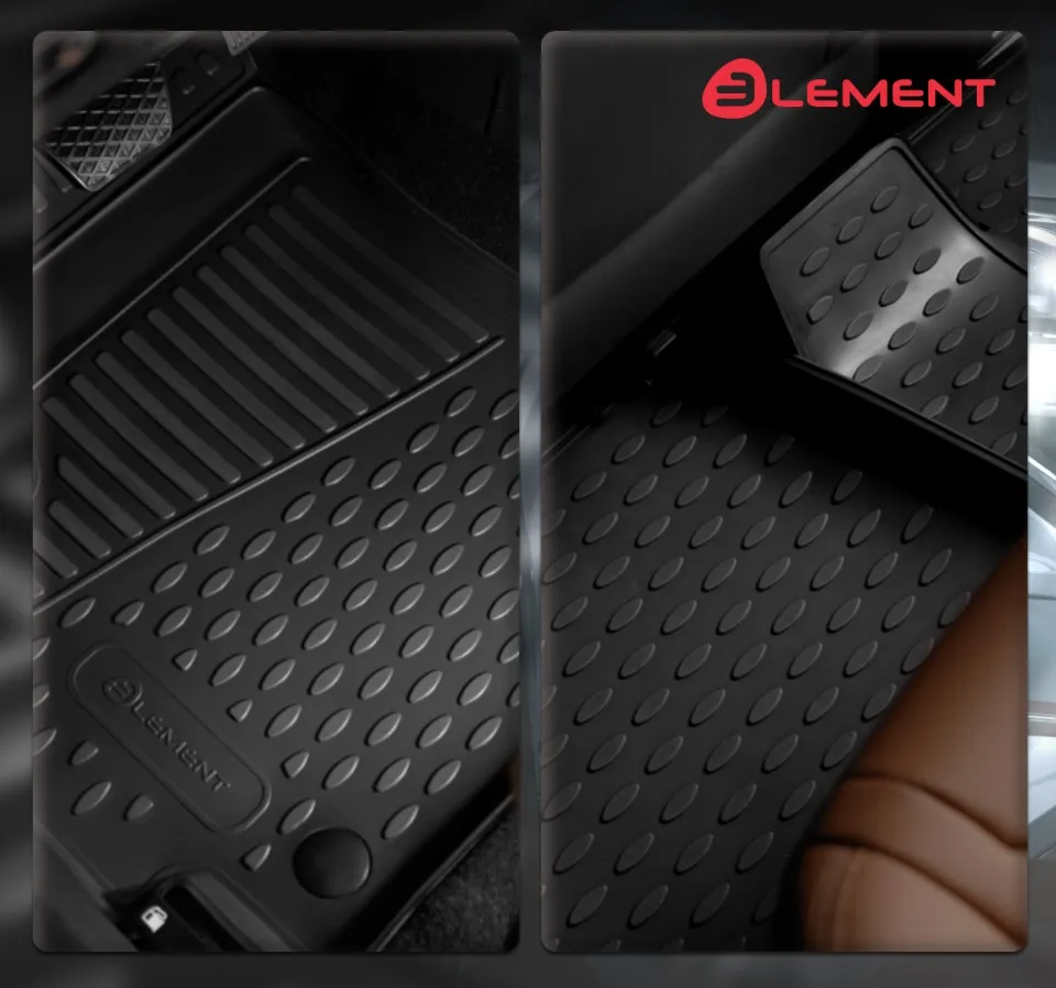 Tipske patosnice Novline gumene MERCEDES-BENZ G-Class W463, 2007->, 2nd row, 2 pcs. - PROSET VTT doo