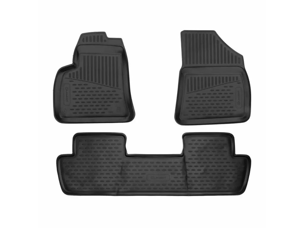 Tipske patosnice Novline gumene PEUGEOT 5008 (2013-2016), 4 pcs. EU (polyurethane) - PROSET VTT doo