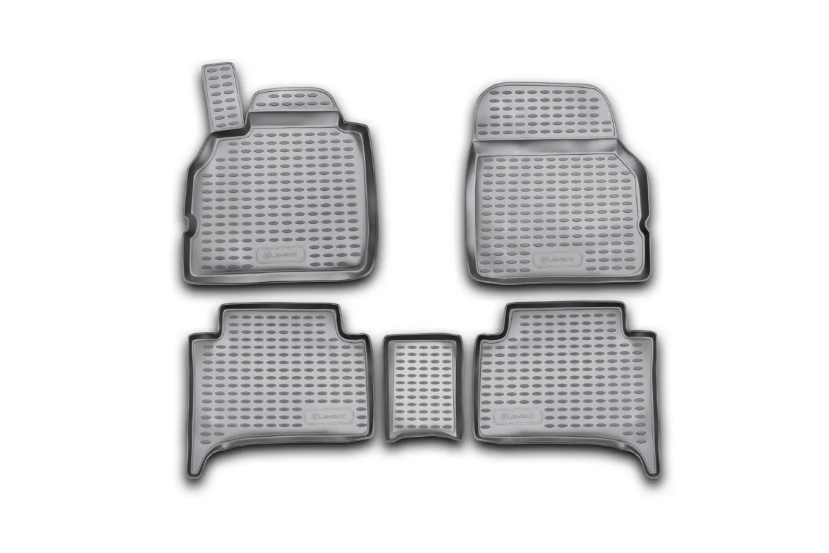 Tipske patosnice Novline gumene RENAULT Scenic (II, IIp) 2003-2009, 5 pcs. - PROSET VTT doo