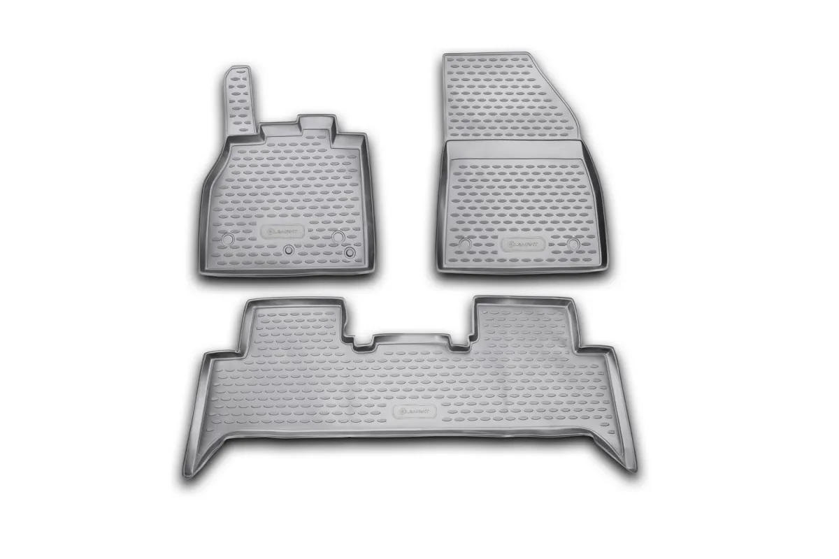 Tipske patosnice Novline gumene RENAULT Scenic III, 2009-2016, 3 pcs. - PROSET VTT doo