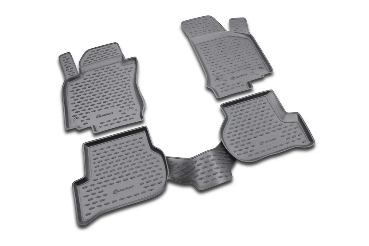 Tipske patosnice Novline gumene VW Scirocco 04/2009->, 4 pcs. - PROSET VTT doo