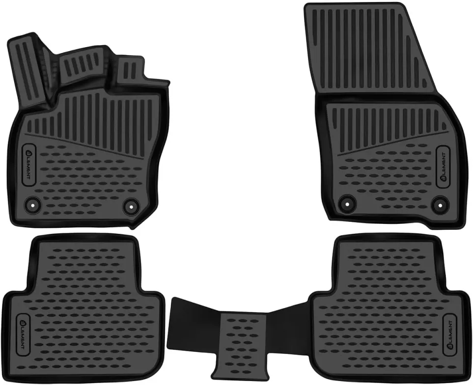 Tipske patosnice Novline gumene VW Tiguan (II Restyling) 2020-, SUV, Hybrid 5 doors. Europe, 4 pcs. - PROSET VTT doo